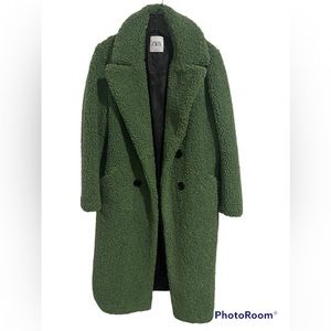 Zara Teddy Sherling Coat super soft & cozy jacket!